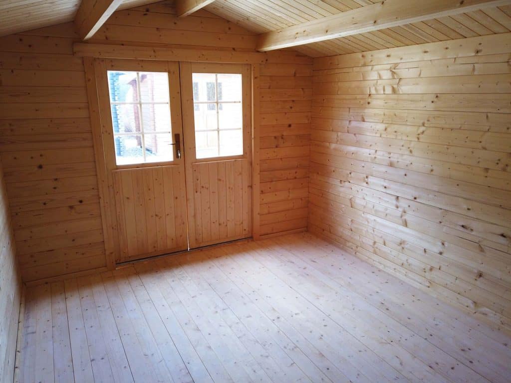 skur til haven lige til at byg selv | Kvalitets skur på 10 m2 i træ