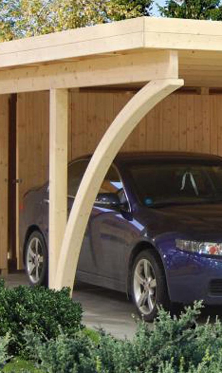 Billig carport i træ Carporten leveres som komplet byg selv