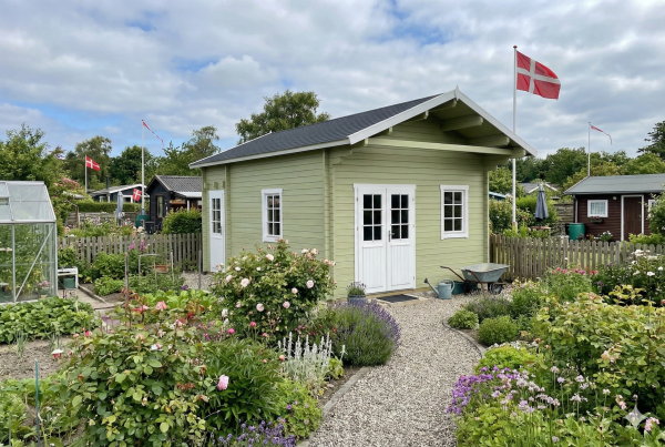 gurli 2 kolonihavehus med hems fra www.sølundhuse.dk