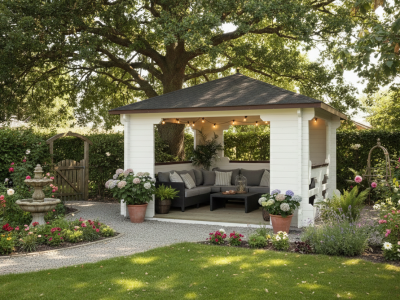 molly åben pavillon / gazebo fra www.sølundhuse.dk
