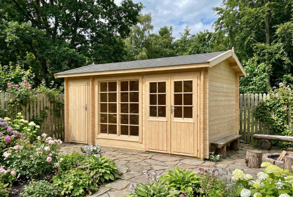 andrea havehus med skur fra www.sølundhuse.dk