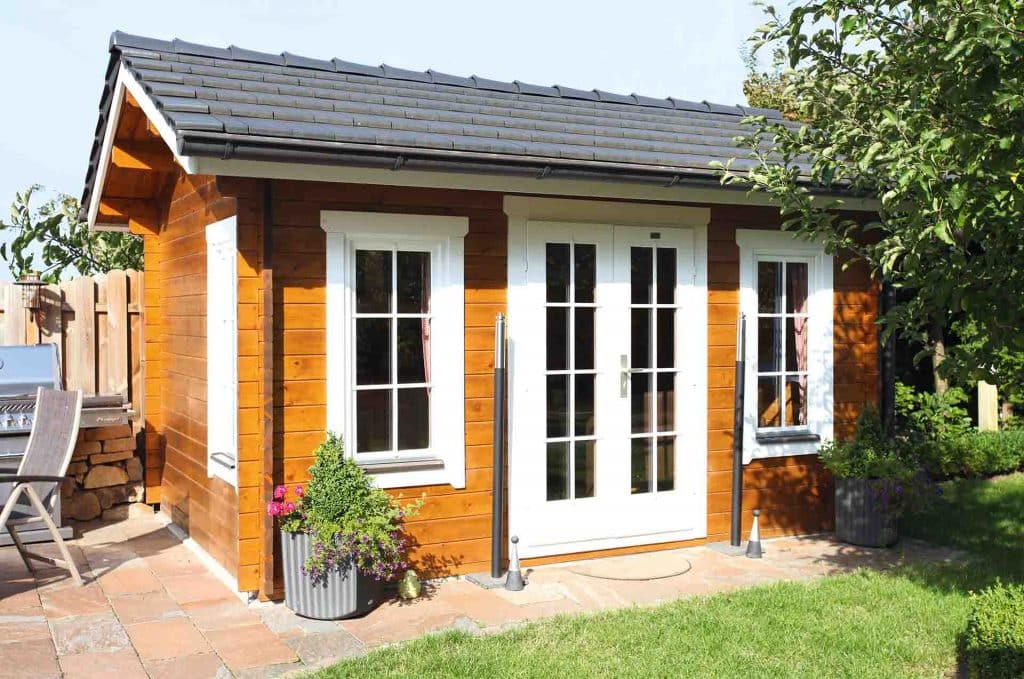 16 M² HAVEHUS – LUCILLE 2 MED DOBBELT TAG TIL ISOLERING