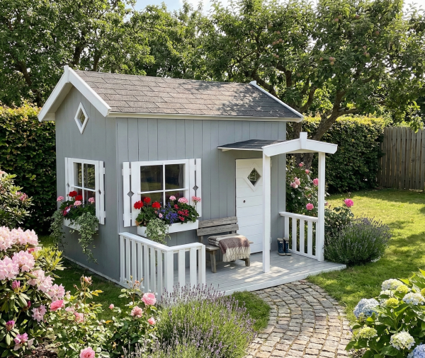 lille otto med hems, et stort legehus i træ fra www.sølundhuse.dk