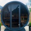 sauna glasfront fra sølund huse