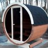 sauna med fuld front fra Sølund Huse