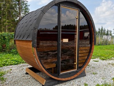 Sauna - Deluxe (KING SIZE FRONT - Færdigbygget) 160cm lang