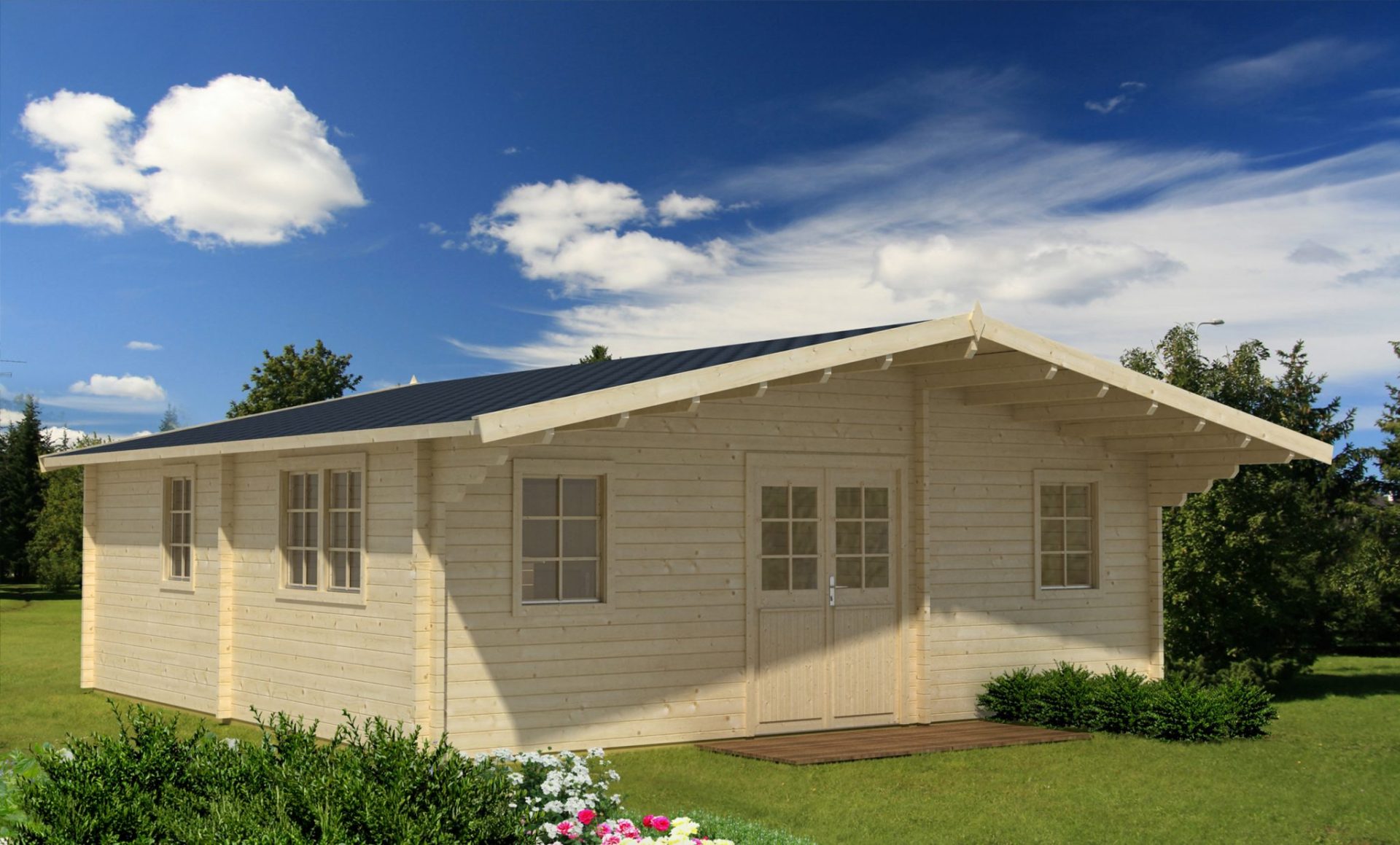 49 M² BJÆLKEHUS – PALLE