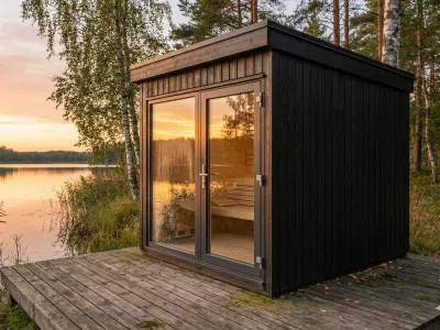 Maja have sauna fra www.sølundhuse.dk